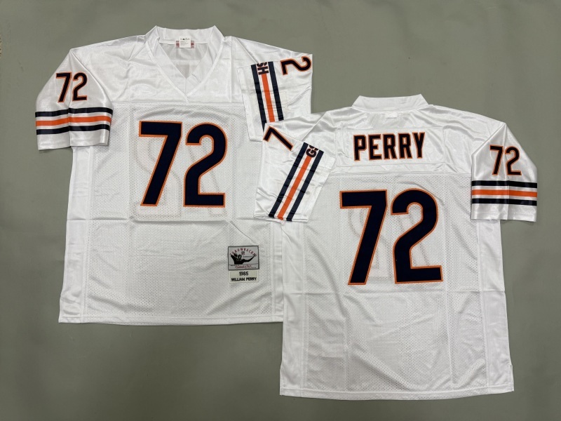 Men 2025 Nike Chicago Bears #72 Perry White Throwback Limited NFL Jersey style 002->chicago bears->NFL Jersey